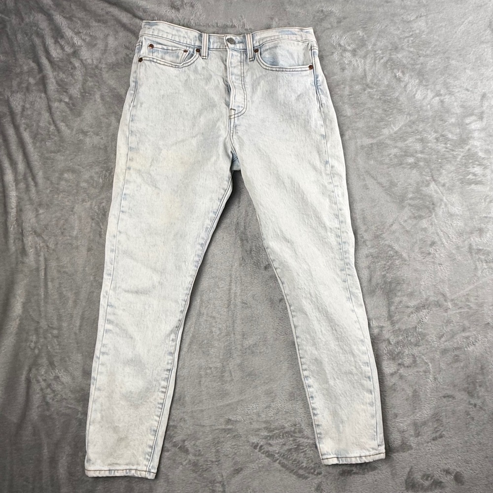 Levi's Wedgie Skinny Jeans Womens 30 High Rise‎ Light Wash Denim